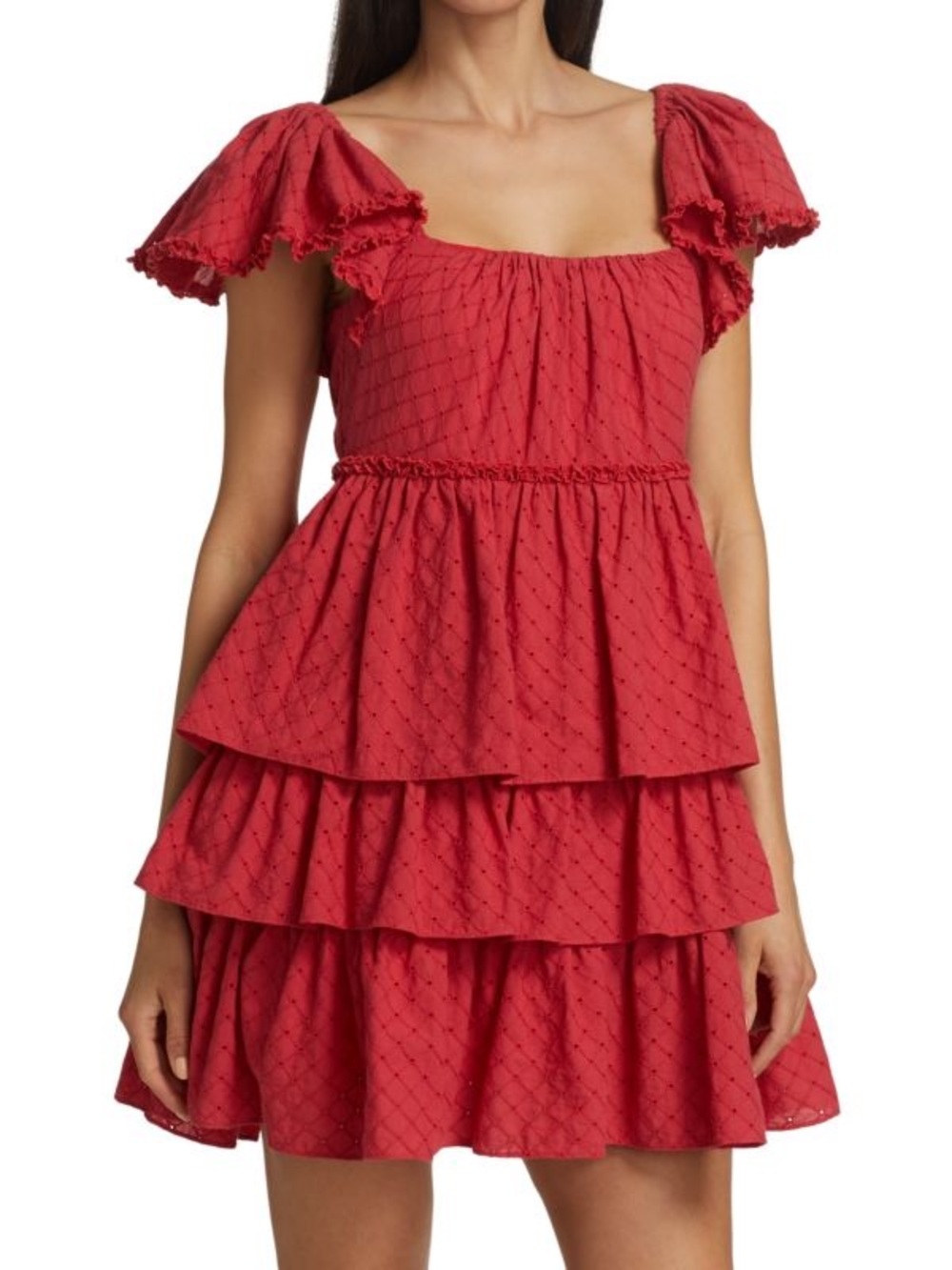 NEW Cinq a Sept Marcia Mini Dress in Grapefuit Size 6